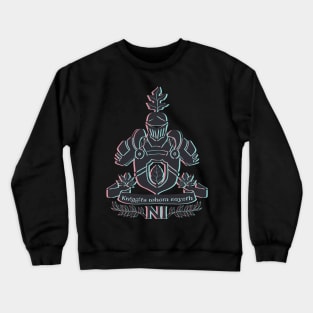 Knights Kniggits Whom Sayeth NI Psychedelic 3D Design Crewneck Sweatshirt